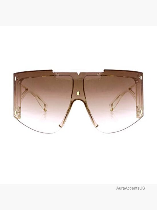 Oversized One Piece Wrap Shield Sunglasses UV400 Protection Unisex Sport main image 6
